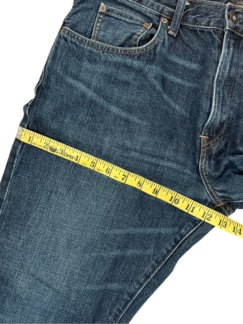 J. Crew Bootcut Jeans Men’s 36x32 Fits 36x31 Dark Wash 100% Cotton Denim